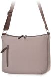 Dámská kabelka crossbody velká lehká taška přes rameno s nastavitelným popruhem - béžová - 2