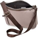 Dámská kabelka crossbody velká lehká taška přes rameno s nastavitelným popruhem - béžová - 3