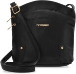 Prostorná městská dámská crossbody kabelka s kapsami – růžová - 2