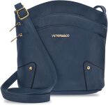 Prostorná městská dámská crossbody kabelka s kapsami – růžová - 16