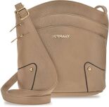 Prostorná městská dámská crossbody kabelka s kapsami – růžová - 10