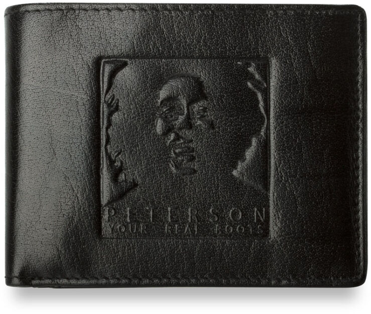 Pánská peněženka z přírodní kůže, PETERSON - černá