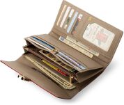 Dámská peněženka Peterson se zapínáním z přírodní kůže - 4