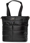 Prošívaná dámská taška monnari měkká sportovní taška velká prostorní taška typu shopper na rameno + organizér - černá - 2