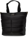 Prošívaná dámská taška monnari měkká sportovní taška velká prostorní taška typu shopper na rameno + organizér - černá - 2
