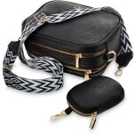 Dámská kabelka Rovicky 2v1 crossbody taška přes rameno + pouzdro - černá - 4