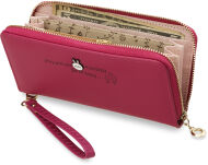 Okouzlující dámská peněženka psaníčko 2v1 dívčí vzor zlatá - 3