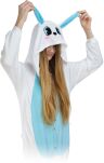 Pyžamo kigurumi jednodílný kostým s kapucí –   modrý králíček - 3