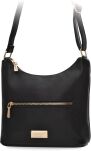 Monnari kabelka na popruhu listonoška malá klasická městská crossbody - černá - 2