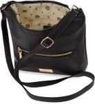 Monnari kabelka na popruhu listonoška malá klasická městská crossbody - černá - 4