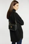 Monnari crossbody kabelka s logem malá poštovní taška klasická elegantní - černá - 7