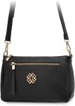 Monnari crossbody kabelka s logem malá poštovní taška klasická elegantní - černá - 2