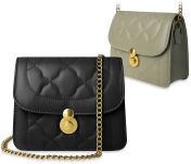 Dámská kabelka retro listonoška kufřík s klopou ve stylu vintage - 2