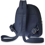 Klasický baťůžek dámský malý šikovný batoj městský s kapskou na zip - 10