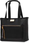 NOBO velká taška s třásněmi kabelka shopper s kapsou prostorná taška na rameno premium - černá - 2