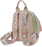 Monnari batoh se vzorovanými popruhy dámský městský mini kožený elegantní batůžek casual - pastelový - 3