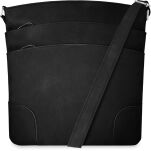 Klasická dámská kabelka univerzální městská listonoška taška na dokumenty s kapsičkami - 4