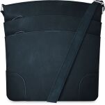 Klasická dámská kabelka univerzální městská listonoška taška na dokumenty s kapsičkami - 3