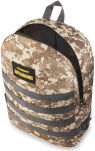 Školní batoh ve vojenském stylu pro hráče mládež full print moro - tmavě khaki - 4