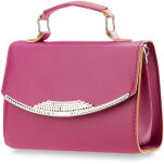 Dámská kabelka typu listonoška růžová - 2