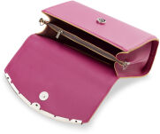 Dámská kabelka typu listonoška růžová - 4
