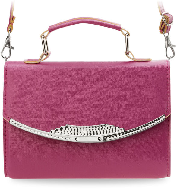 Dámská crossbody kabelka listonoška - růžová