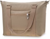 Peterson shopper kabelka dámská velká taška prostorná taška přes rameno nákupní městská příruční zavazadla - béžová - 3