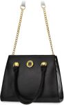 Monnari elegantní klasická kabelka do ruky a přes rameno s řetízkem - černá - 2