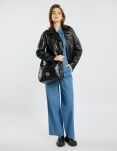 Monnari kabelka dámská crossbody velká taška s cvočky - černá - 6