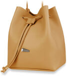 Kabelka dámská střih vaku shopperka na šňůrky - hnědá - 3