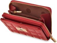Dámská malá prošívaná peněženka Rovicky gift wallet z ekologické kůže - červená - 4