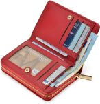 Dámská malá prošívaná peněženka Rovicky gift wallet z ekologické kůže - červená - 5