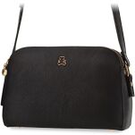 Pojemná klasická dámská kabelka lulucastagentte s logem medvěda - černá - 5