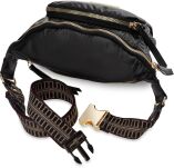 Monnari dámská ledvinka elegantní sportovní crossbody taška - černá - 3