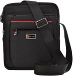 Pánská sportovní taška přes rameno velká crossbody na tablet – černá - 6