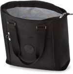 Peterson shopper kabelka dámská velká taška prostorná taška přes rameno městská nákupní - černá - 4