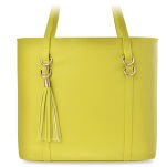 Klasická městská taška s přivěškem boho dámská shopperka přes rameno loďka a4 - 14