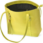 Klasická městská taška s přivěškem boho dámská shopperka přes rameno loďka a4 - 10