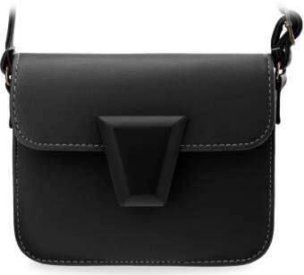 Stylová klasická dámská kabelka listonoška různé barvy černá