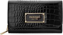 Dámská peněženka s klopou Monnari peněženka na zip a druk - černá - 4