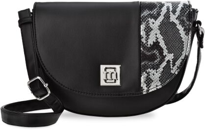Dámská kabelka Monnari půlkulatá crossbody taška přes rameno – černá