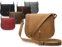 Dámská listonoška kabelka přírodní kůže šedý - 6