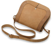 Dámská listonoška kabelka přírodní kůže šedý - 4