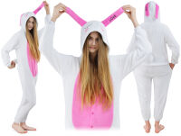 Kigurumi pyžamo overal kostým s kapucí – králík - 5
