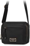Monnari prostorná kabelka dvoukomorová crossbody taška dámská - černá - 2