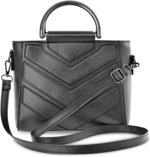 Kufřík listonoška kabelka dámská do ruky nebo na rameno - šedá