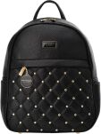 Dámský batoh Peterson elegantní eko-kožený do města a práce - černý - 4