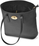 Klasická kabelka dámská na rameno shopper taška nákupní na zip s ozdobným zapínáním - 13