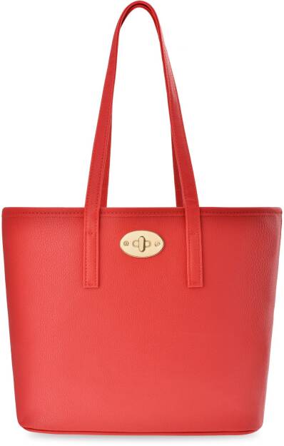 Klasická kabelka dámská na rameno shopper taška nákupní na zip s ozdobným zapínáním