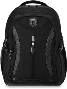 Velký robustní pánský batoh taška město škola sportovní turistické městské pro práci škola notebook batoh na výlet - černý